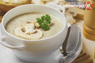 Как приготовить грибной суп из замороженных грибов